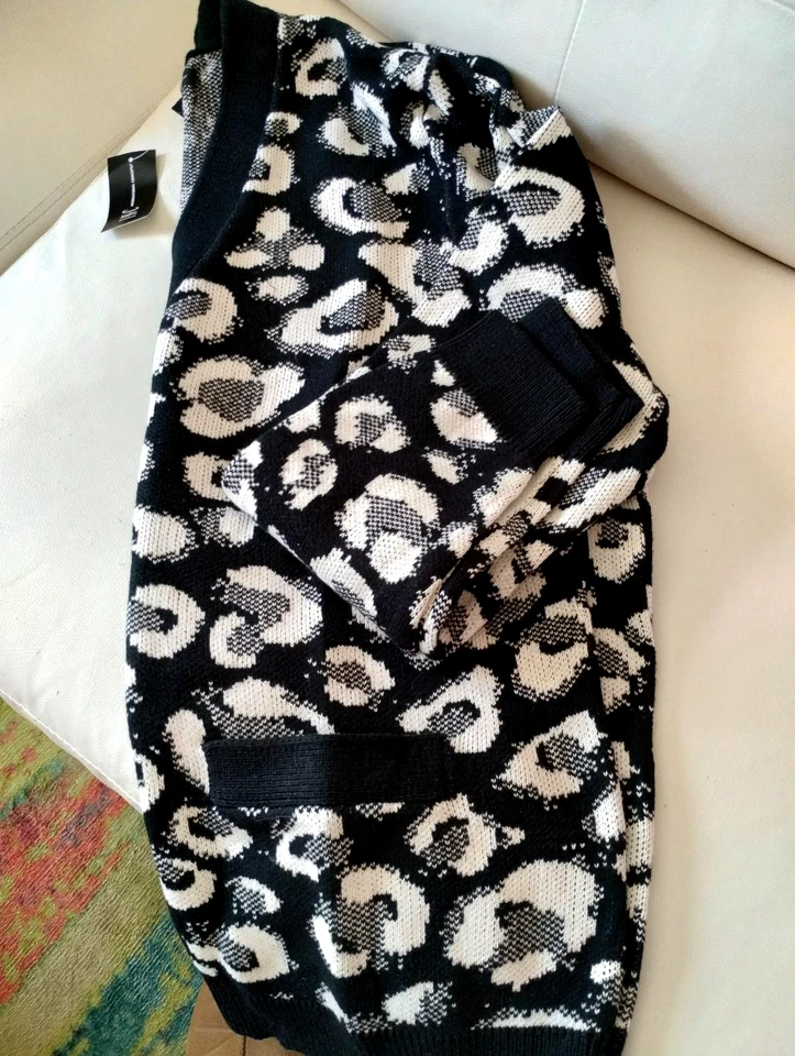 I.N.C. International Concepts Men's Black & White Cardigan Sweater-SZ XL (New)!! - Image 2 of 4