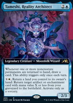 Magic/MTG Tameshi, Reality Architect (V.2) XNEO-450 Rare Englisch Excellent