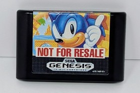 Sonic the Hedgehog (Sega Genesis, 1991) Authentic - w/ Case - Tested & Working!