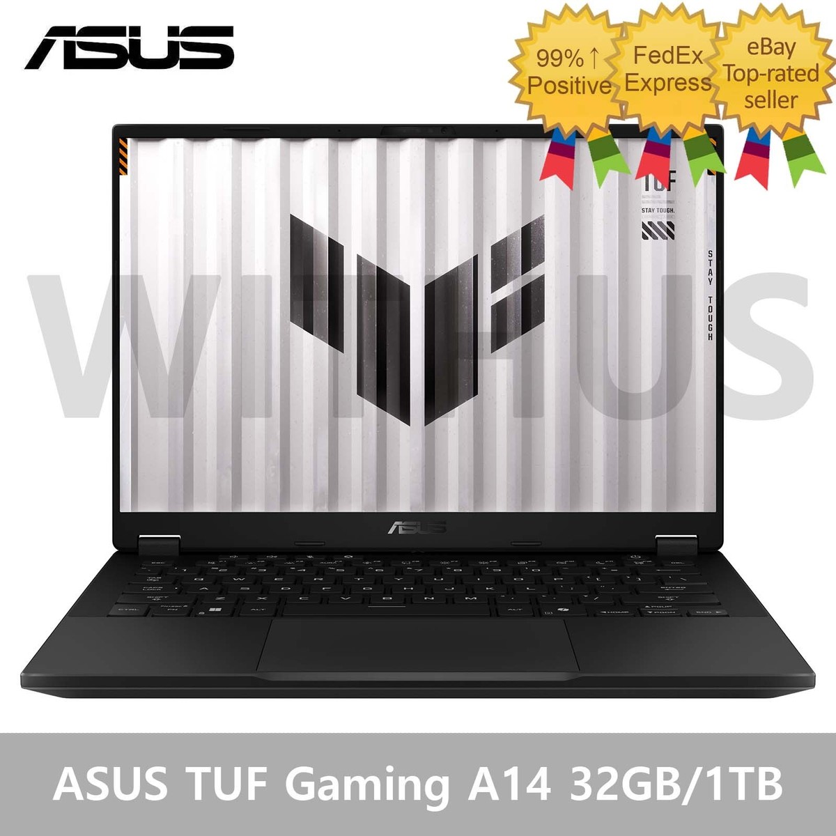 【美品】ASUS TUF A14 Ryzen7 RTX4060 32GB 1TB ASUS TUF Gaming A14 FA401UV ゲーミングノートPC 14型