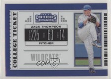 2019 Panini Elite Extra Edition College Ticket Holo Zack Thompson #CT-ZT 0a3u