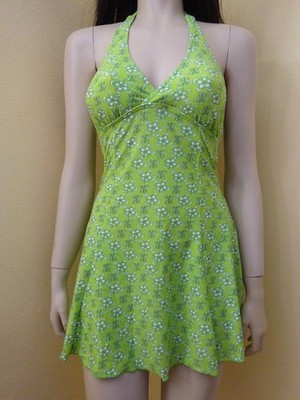 2-teil. Tankini Strandkleid Badekleid Octopus beachwear Neckh. 38 floral NEU #57