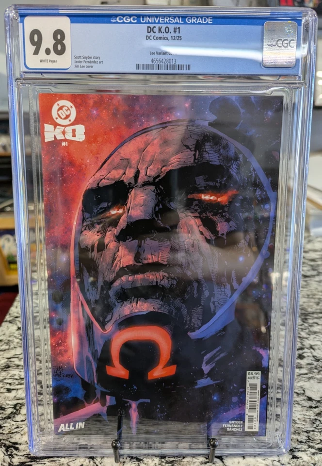 CGC 9.8 DC K.O. #1 JIM LEE Darkseid variant KO K O 2025 SDCC NYCC