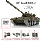 1/16 HengLong 3939 IR BB Battle 7.0 RC Tank RTR Metal Tracks Wheel Armor 360° — photo 3