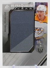 2022 Upper Deck SP Game-Used Edition Banner Year Mikael Granlund BYSC-MG Patch