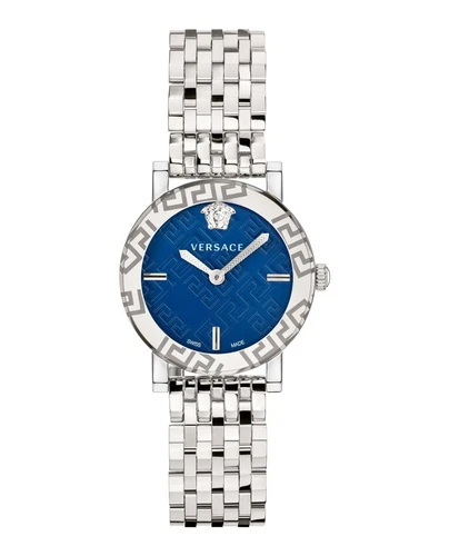 Orologio Versace Greca Bracciale Vetro VEU300321 Vendita al dettaglio: $1.195