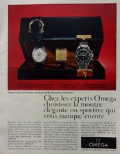 publicité  MONTRE OMEGA   coffret   ANNEE 1967   A 4781