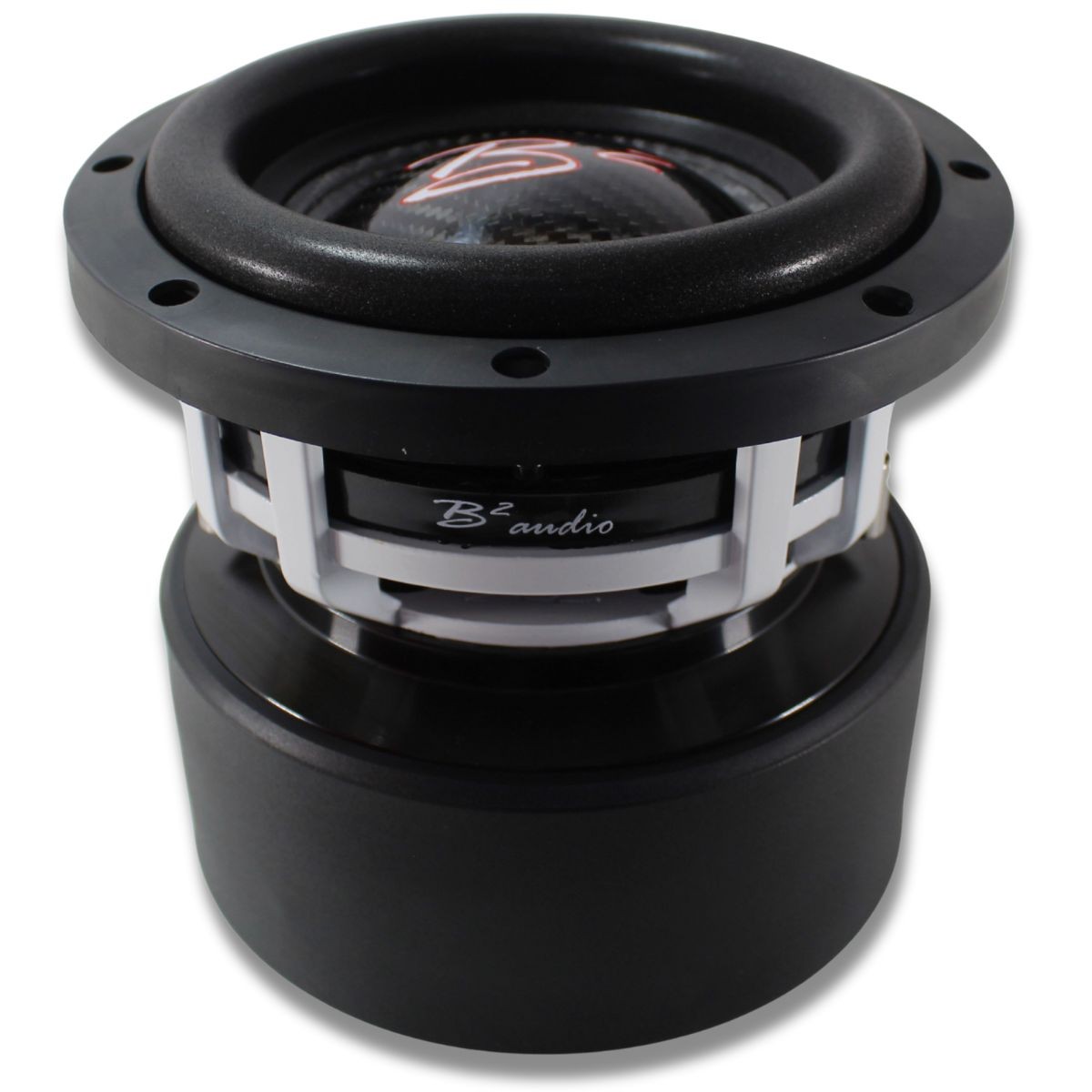 B2 오디오 6.5인치 카본 파이버 서브우퍼 RAMPAGE6.5 D2 1000W RMS 듀얼 2옴 2