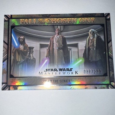 Topps Star Wars Fall of the Chosen One FALL-16 I Am the Senate 088/299