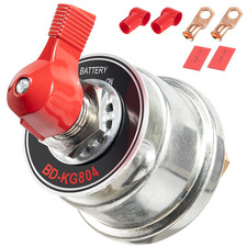 High Current Battery Disconnect Switch 300A, 12-24V Master Battery Power Cut Iso
