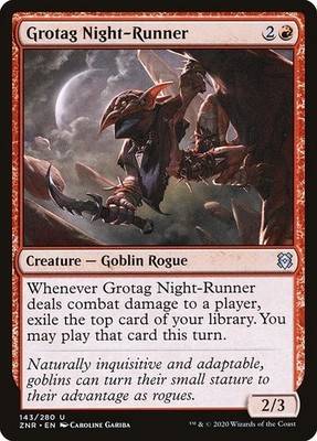 [MTG] Grotag Night-Runner (143) (ZNR) LP-HP