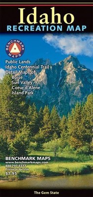 Benchmark Maps Idaho Recreation Map Folded Public Lands Hunting Fishing