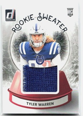 2025 Donruss #SWE-TWN Tyler Warren Rookie Holiday Sweater