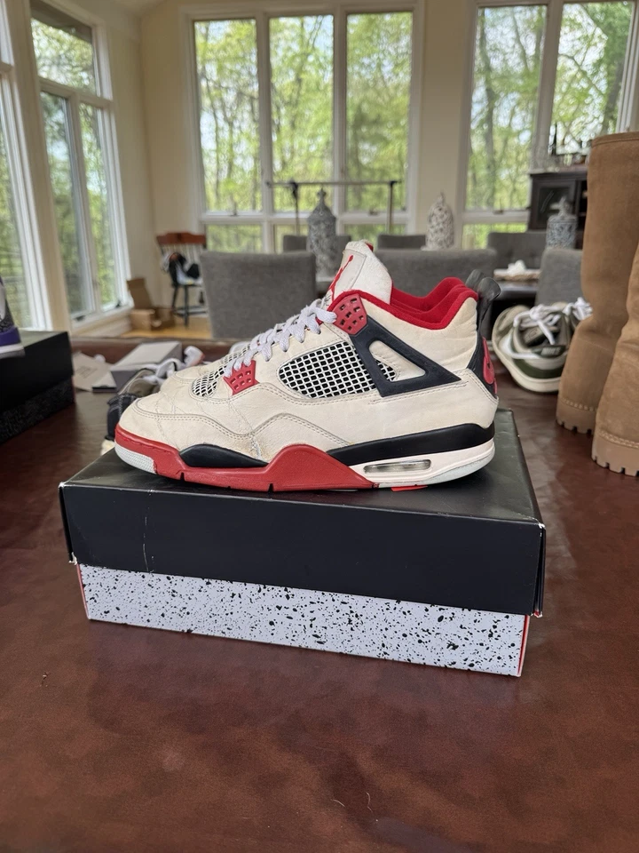 Air Jordan 4 OG 1989 rojo fuego - talla 12 Foto 2 de 4