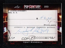 2021 Leaf Metal Pop Century Cut Signatures Tony Randall #PCC-TR1 Auto 0q0