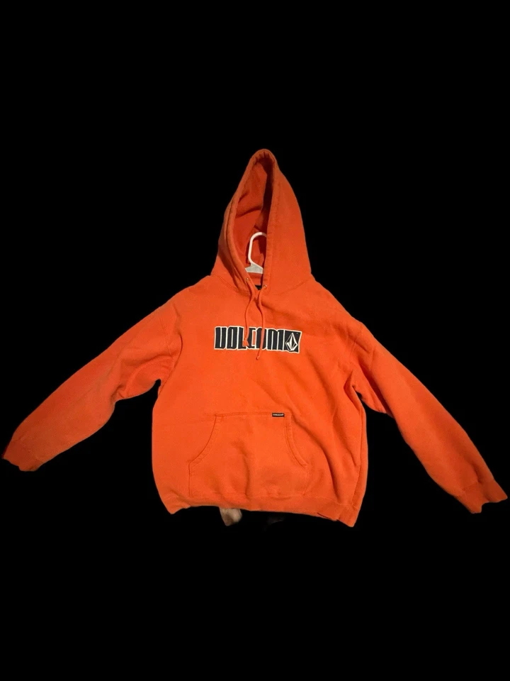 vintage Volcom Hoodie Sweatshirt Size Y2K Grunge Skate OP Surf  - Image 2 of 4