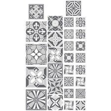  28 szt. Zdejmowane naklejki na płytki Naklejki ścienne Skórka i dekoracja do