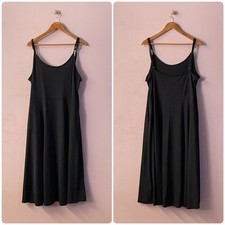 Cider Plus Size Black Midi/Maxi Dress Size 2XL EUC