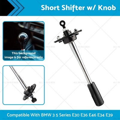 Short Shifter Lever Knob Suitable For BMW Z3 3 5 Series E30 E34 E36 E39 E46 E6x