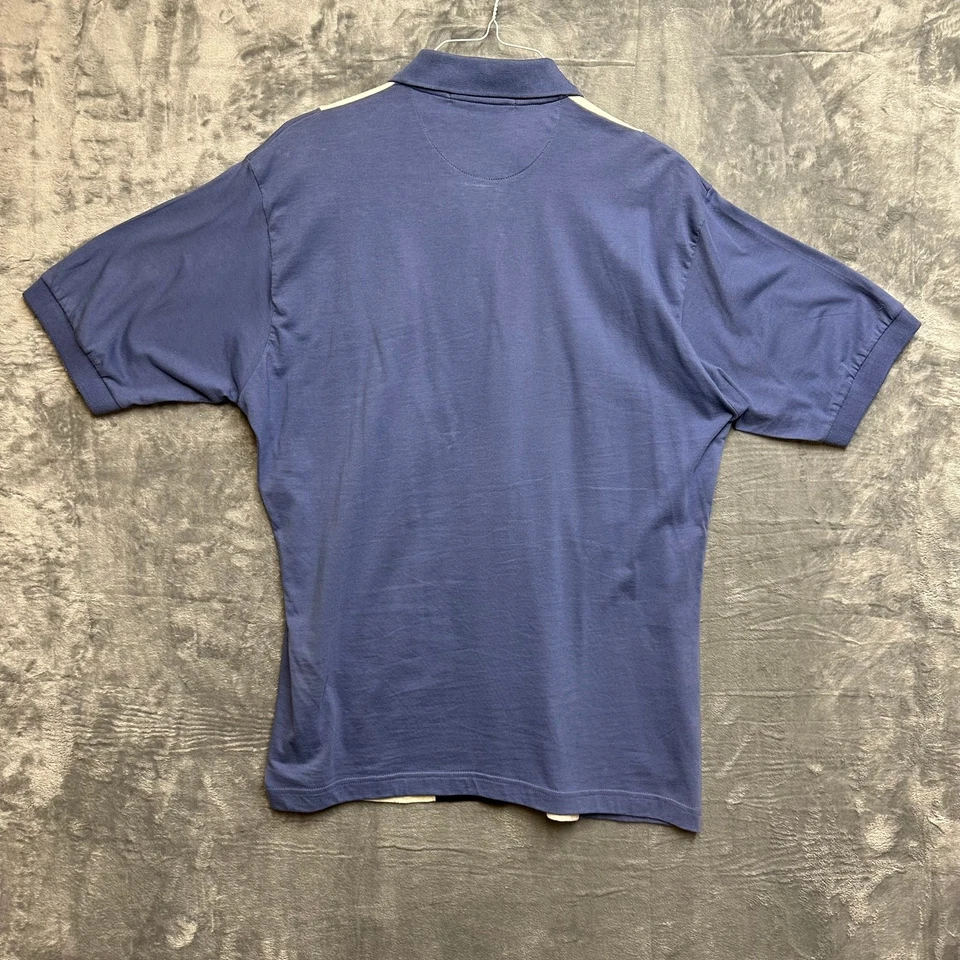 Camisa Polo Algodón Años 90 Clásicos por Munsingwear Ropa de Golf Para Hombre’s L Colorblock Azul Foto 2 de 4