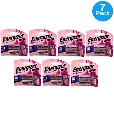 Energizer 123 Lithium Batteries 2 Pack 7 Pack Exp 12/2025 New