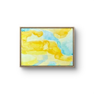 MER  ORIGINAL  ABSTRACT CONTEMPORARY PAINTING PAPER ART 9x12