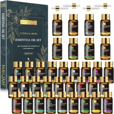 MAYJAM 35x5ML Essential Oil Gift Set, Pure Oils for Diffusers...