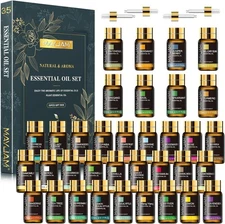MAYJAM 35x5ML Essential Oil Gift Set, Pure Oils for Diffusers... 