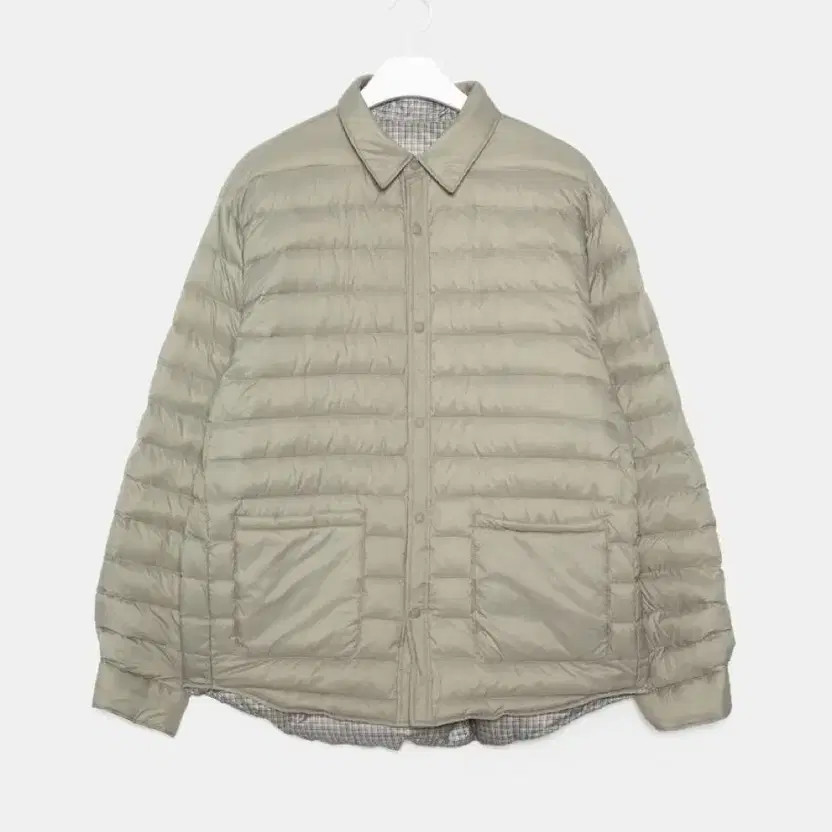 Reversible Light Padded Checkered Down Jacket, XXL - image 2