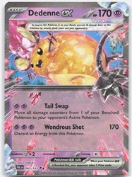 Dedenne ex 093/193 Paldea Evolved Double Rare Holo