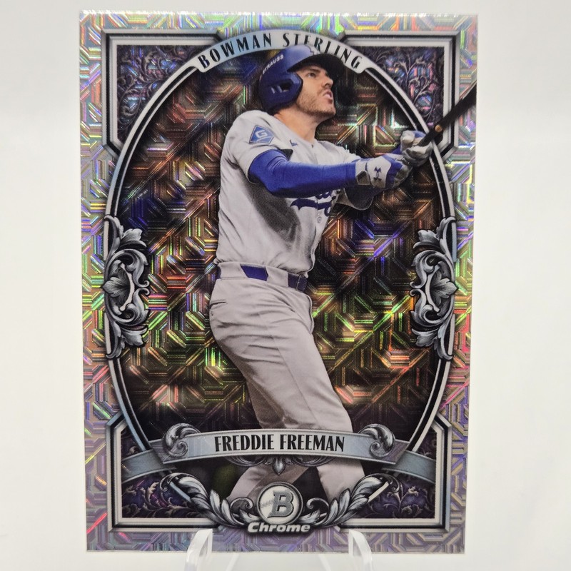 2026 Bowman Chrome Freddie Freeman Bowman Sterling Mojo Refractor #BST2