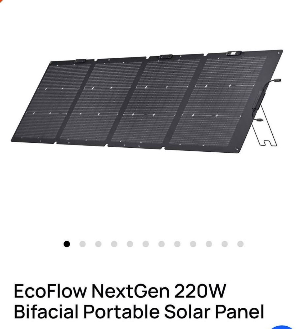 EcoFlow NextGen 220W Solar Panel Kit IP68 for Cmaping RVs NEW