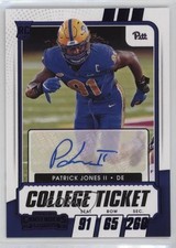 2021 Panini Contenders Draft Picks Game Ticket Purple Patrick Jones II Auto 0rd2