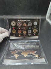 Staaten, Sammelalbum "Kuriose Münzen, International, Kursmünzensatz KMS - (1)