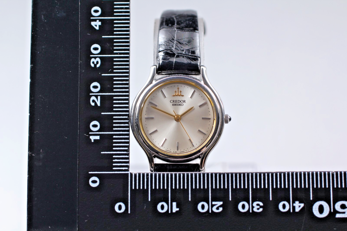 Near MINT] 1997 Vintage SEIKO CREDOR 4J81-0A40 Quartz Women's