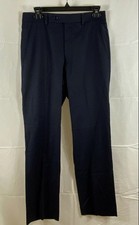 Alfani NWT Men's Navy Performance Stretch Slim Fit Dress Pants Sz 30x30