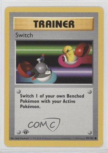 Switch Shadowless 1st Ed. Pokemon Base Set #95 1999 01pr