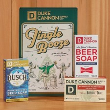 Duke Cannon Jingle Booze Set Great American Beer Big American Bourbon Busch Soap