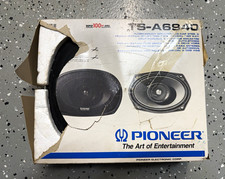 Vintage Pair Of Pioneer Ts-a6940 6x9 2-way Coaxial Car Speakers - No Hardware Vintage Pair Of Pioneer Ts-a6940 6x9 2-way Coaxial Car Speakers - No Hardware
