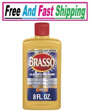 8 oz Brasso Metal Polish All Purpose Cleaner for Brass, Bronze, Chrome Copper