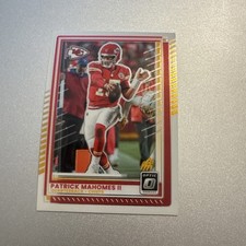 Patrick Mahomes Chiefs 2025 Panini Donruss Optic Football Card