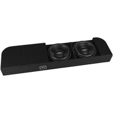 NEW DUAL 12" 1600W MAX LOADED PORTED SUB BOX 2015-2025 FORD F-150 SUPER CREW CAB