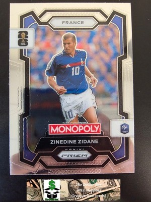 2026 Panini Prizm Monopoly FIFA World Cup Zinedine Zidane Card #9