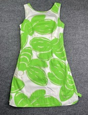 Lilly Pulitzer Delia Shift Dress Women’s 0 Green Butterfly Lined Back Zip