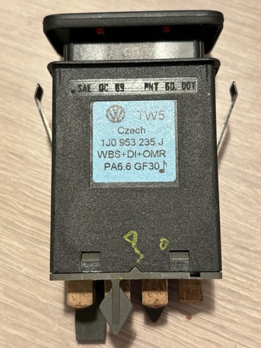 Warnblinkschalter 1J0953235J Schalter Warnblinker Original VW !!!