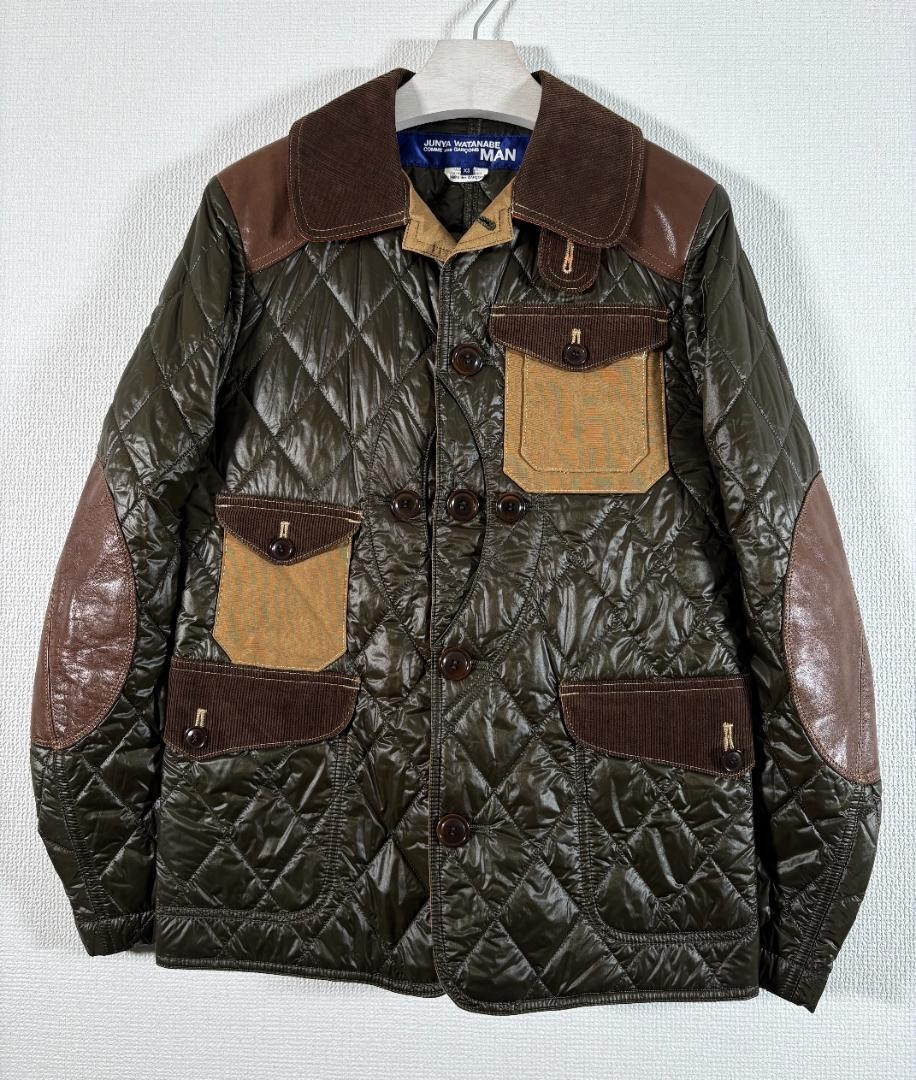 Junya Watanabe Comme Des Garcons Quilted Jacket Men's Outerwear Junya Watanabe Comme Des Garcons Quilted Jacket Men's Outerwear