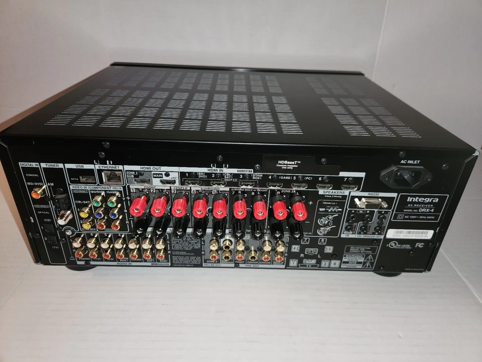 Integra DRX-4 4K HDR AV Receiver Airplay Chromecast DTS:X Atmos p496 - Image 4 of 4