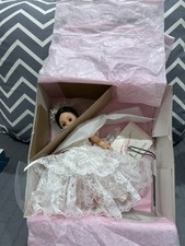 Vintage Madame Alexander Bride Doll 435 Original Box 8" Dark Hair..Brown Eyes..