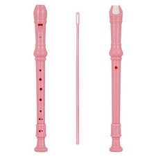 ABS Recorder Instrument, 8 Hole Flute Plastic German Fingering, Soprano Recor...