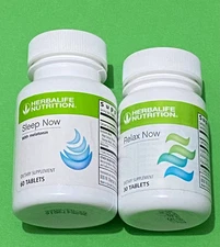 HERBALIFE SLEEP NOW + RELAX NOW  **LESS STRESS & BETTER SLEEP** 09/2026